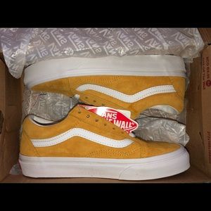 Brand New Old Skool Vans Yellow